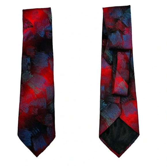 Wembley Vintage Made in USA Abstract Art Men's Neck Tie OS - Picture 1 of 6